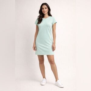 Columbia T-Shirt Dress – Mint Green – Small – Lightweight Stretch Athleisure